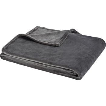 Preview: Kuscheldecke L anthrazit 180x200 cm - Weiche Couchdecke für ganzjähriges Wohlgefühl - Hautsympathisch & strapazierfähig, OEKO-TEX Standard 100