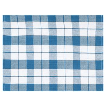 Preview: Geschirrtücher 8er-Set - hygienische streifenfreie Reinigung für Ihr Zuhause - 100% Baumwolle - 70x50 cm - waschbar 95°C - petrol-blau/weiss kariert
