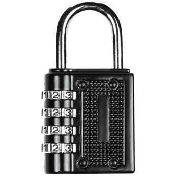 Preview: 2er-Set Kombinationsschloss aus Metall für Gepäck & Schränke - Einstellbarer 4-stelliger Zahlencode - Robustes Vorhängeschloss für vielfältige Zwecke