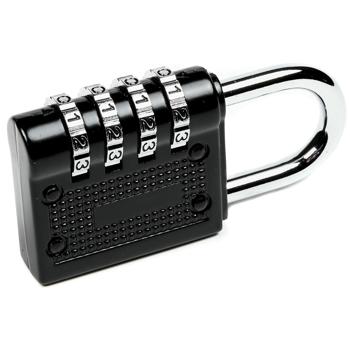 Preview: 2er-Set Kombinationsschloss aus Metall für Gepäck & Schränke - Einstellbarer 4-stelliger Zahlencode - Robustes Vorhängeschloss für vielfältige Zwecke