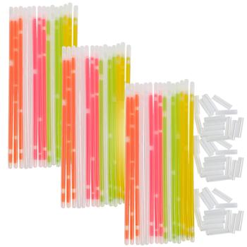 Knicklichter 45 Stück - Leuchtstäbe für Party & Outdoor - Chemolumineszenz-Technologie - Ohne Flamme/Batterien - 22cm lang - Robust & wetterfest