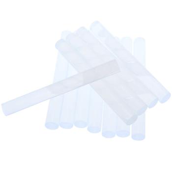 12er-Set transparente Klebesticks - Ø 11 x 100 mm für Heissklebepistolen - Hohe Haftkraft für Heimwerken-Holz-Kunststoff-Textilien-Metall-Leder-Keramik-Glas