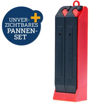 Preview: Veloreifen-Reparaturset 9-teilig - Professionelles Flickzeug für platte Reifen - Inkl. 4 selbstklebende Flicken & 2 Reifenheber