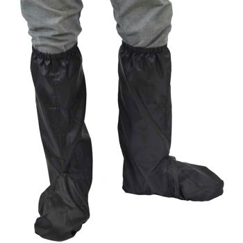 Regenüberschuhe XL - Wasserdicht & Windabweisend mit durchgehendem Reissverschluss für einfache Nutzung - Fahrrad- & Rollerfahrer Schuhgrössen 43-46