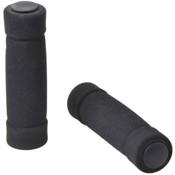 Soft-Griffe für Velolenker - ergonomisch & griffig - Stossabsorption - Ø 2 cm innen x 13 cm - Nitrilkautschuk - schwarz