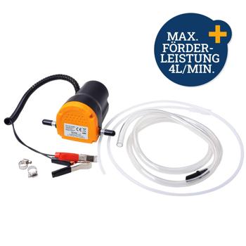 Preview: Leistungsstarke Ölabsaugpumpe für Kraftstoffe und Heizöl, 12 V, ideal für schnelle und saubere Ölwechsel, kompakt, effizient und einfach