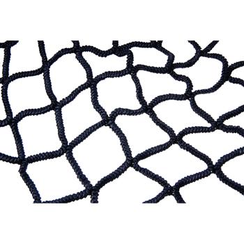 Preview: Sicherheitsnetz für offene PKW-Anhänger 2x3m - Ladung optimal sichern mit umlaufendem Gummiseil - Wetterfestes PP-Material - Maschenweite 40x40mm