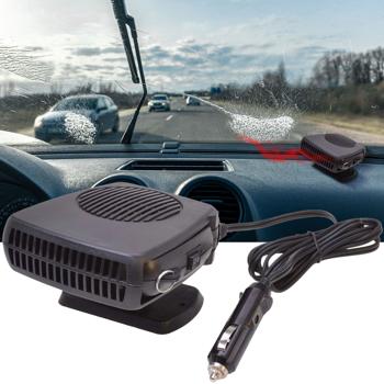 Preview: Tragbarer Auto-Heizlüfter 12V 150W – schnelles Heizen & Enteisen – kompakt, effizient & einfach anzuschließen – ideal für Winter & kalte Tage im Auto