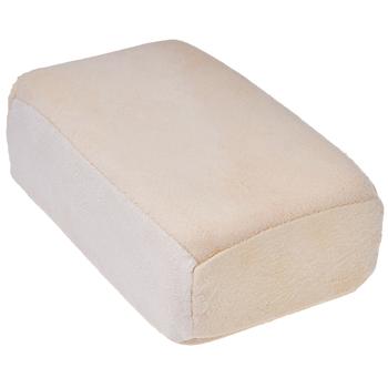 Fensterleder-Schwamm aus Naturleder 12x8x4 cm - Streifenfreie Autoreinigung, Scheiben- & Kfz-Pflege - Saugfähig, robust & löst hartnäckigen Schmutz