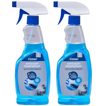 2er-Set Enteiser-Spray für Scheiben, Spiegel und Scheinwerfer, 500ml