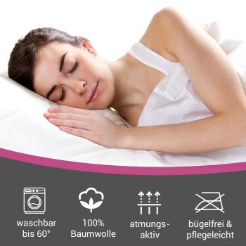 Preview: Wasserbett Premium Jersey Fixleintuch – 100% Baumwolle Öko-Tex 100 – 160x220cm für Doppelmatratzen, Boxspringbetten – Hautsympathisch, bügelfrei, waschbar