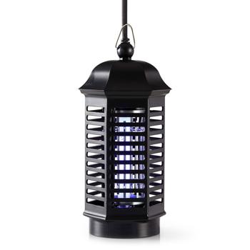 UV-Lichtfalle 4W - Effektive Bekämpfung von Mücken, Fliegen & Wespen - 30m² Abdeckungsbereich, IP20, schwarz, für Innen- & Camping-Gebrauch