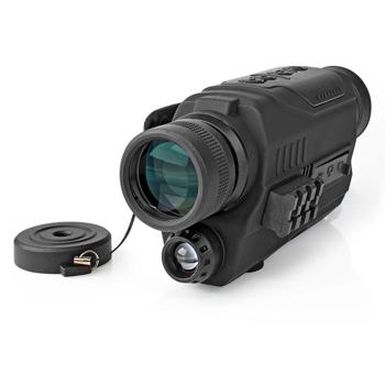 Preview: Monokulares Teleskop Nachtsicht - 5-fach optischer & 3-fach digitaler Zoom - Foto/Video Modus - für Jagd, Camping, Tierbeobachtung - 290g, schwarz