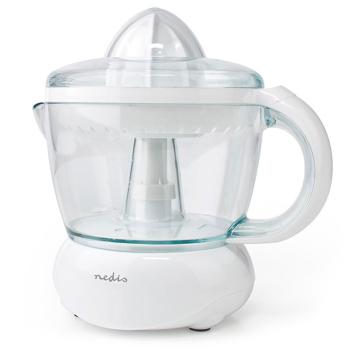 Preview: Elektrische Zitruspresse – Orangenpresse mit 0,7L Tank – Leistungsstarker 25W Motor – Spülmaschinenfest – Für bis zu 4 Portionen Saft