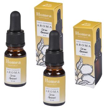 2er-Set Duftöl Zitrone 10ml - Ideal für Duftlampen & Diffuser - Schafft Wohlfühloase & erinnert an Sommer - Für Zuhause, Camping, Wohnmobil