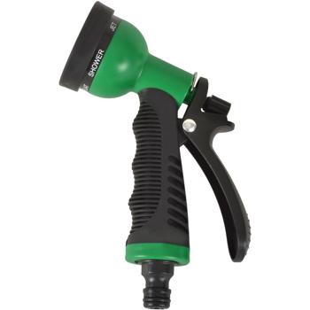 Preview: Mini-Schlauchgarnitur für Garten, Balkon & Terrasse: 10m, 6-fach Sprühkopf - Ideal für Bewässerung, Reinigung, Gartenarbeit - Kompaktes und praktisches Set