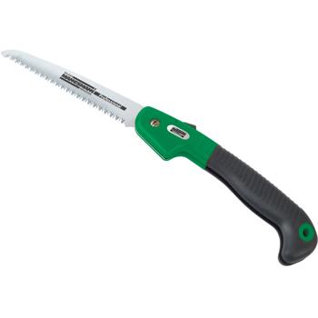 Preview: Garten-Klappsäge für Äste, Zweige & Hecken - mobil & einklappbar - gehärteter Werkzeugstahl, ergonomischer Griff, 15cm Sägeblatt - Outdoor & Camping