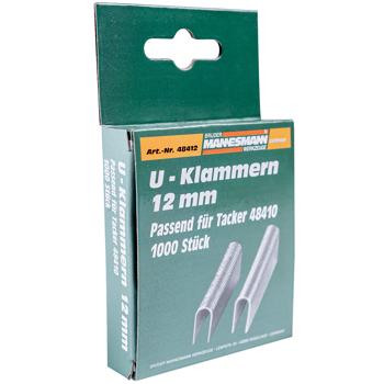 Preview: Ersatzklammern für Tacker - 1000 Stk. Vorratspackung - 12 mm Klammergrösse - Kompatibel mit Handtacker CH5157 - Für Reparaturen & DIY-Projekte