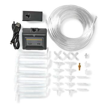 Preview: SmartLife WiFi Bewässerungssystem für 10 Pflanzen – App Steuerung für Android/iOS – Automatische Wasserpumpe mit Timer – Inkl. 10m Schlauch & Tropfer