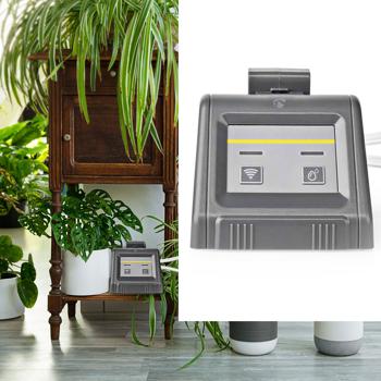 Preview: SmartLife WiFi Bewässerungssystem für 10 Pflanzen – App Steuerung für Android/iOS – Automatische Wasserpumpe mit Timer – Inkl. 10m Schlauch & Tropfer