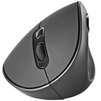 Preview: Ergonomische Funkmaus - Präzision für Arbeit & Gaming - Kabellos mit USB-Nano-Empfänger & einstellbaren 800-1600 DPI - Memory Foam - Für Windows