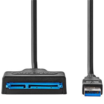 Preview: Festplatten-Adapterkabel - USB 3.2 Gen 1 auf SATA 22-polig - Schnelle Datenübertragung bis 6 Gbit/s - für 2.5 Zoll SSD/HDD bis 3 TB - Windows 7-11