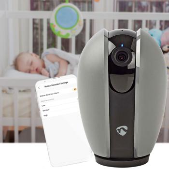 Smarte WLAN-Überwachungskamera, Innenbereich, mit Alarm bei Geräuschen/Bewegung & Zwei-Wege-Kommunikation. Für mehr Sicherheit in Ihrem Zuhause