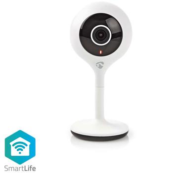 Preview: Smart 2 Mega Pixel IP-Kamera für den Innenbereich, Full-HD, WLAN, App, Nachtsicht, weiss, nur 105g, Mikro und Lautsprecher