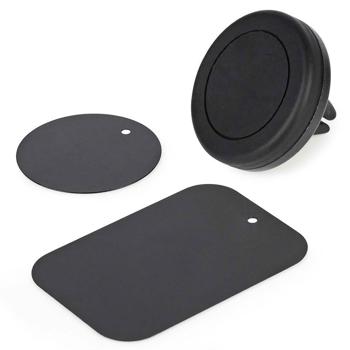 Sichere, magnetische Kfz-Handyhalterung – Starke Universal-Halterung für Smartphones am Lüftungsgitter, stabiler Halt, schwarz, iPhone, Samsung