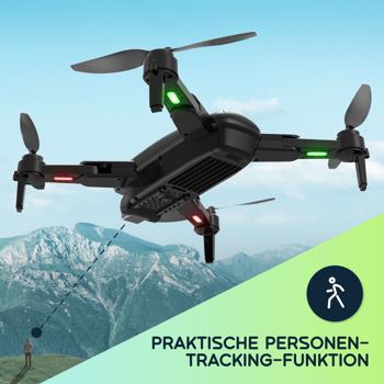 Preview: GPS-Drohne mit 4K-UHD-Kamera, 300m Reichweite, Follow-Me, bürstenloser Motor, 6-Achsen-Gyroskop, Optical Flow, WiFi, App für Erwachsene und Kinder