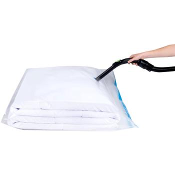 Preview: 9er-Set Vakuumbeutel - Kleidung & Textilien platzsparend einlagern - Schutz vor Schimmel, Motten & Gerüchen - 110x90cm - für Staubsauger geeignet