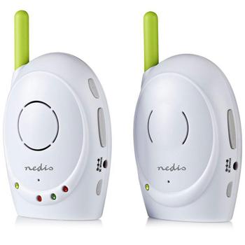 Preview: Babyphone mit Gegensprechfunktion - Zuverlässige Baby-Überwachung bis 300m Reichweite - Netz-/Batteriebetrieb, Plug & Play, FHSS Technologie