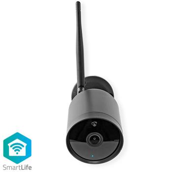 Preview: SmartLife Full HD Outdoor-Überwachungskamera, schwarz, Live-View App, IP65, Nachtsicht & 2-Wege-Kommunikation – Für umfassende Sicherheit