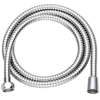 Duschschlauch Edelstahl 1.5m - Hohe Flexibilität & Wassersparfunktion (bis zu 40%) - Robust, druck- & hitzebeständig - Chromfarben für Dusche & Handbrause