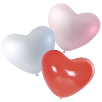 Herz-Ballons 10er Set - Bunt & 30cm Länge für Hochzeiten, Geburtstage, Überraschungen - Romantische Deko & wiederverwendbar - Für langanhaltenden Spass