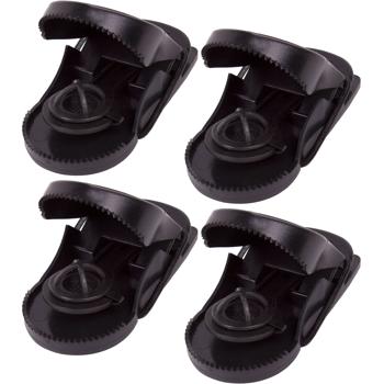 Schlagfalle für Mäuse und Ratten 4er-Set - Hygienische Schädlingsbekämpfung ohne Gift - 9x4,5 cm, schwarz, hohe Schlagkraft für Haus & Garten