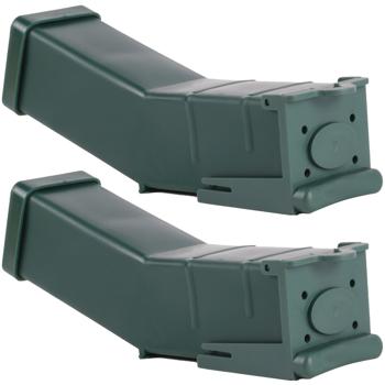 2er-Set Tierfreundliche Mäusefalle - Humaner Lebendfang ohne Töten - Sicherer Schutz vor Nagern in Haus, Garten, Keller - 16,5x3,5x4cm, wiederverwendbar