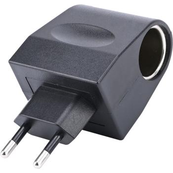 Preview: Spannungswandler, kompakt u. praktisch, 230V auf 12V, 1000mA / 12 Watt, schwarz, Kleinstgeräte mit bis zu 12 Watt und Zigarettenanzünder-Anschluss überall verwenden