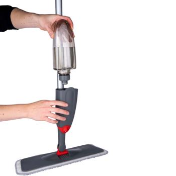 Preview: Bodenreiniger mit Sprühfunktion & Wischbezug, 640ml – Schnell & Komfortabel - Für alle Böden & maximale Sauberkeit