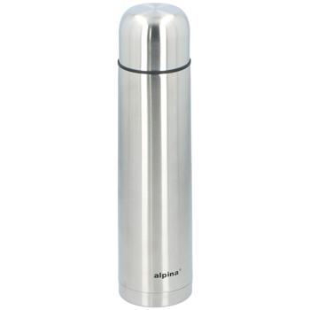 Preview: Thermosflasche Edelstahl 1000ml - Hält Heissgetränke 12h warm & Kaltgetränke 24h kühl - Auslaufsicher, Trinkbecher, doppelwandig vakuumisoliert