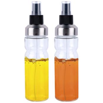 2er-Set Ölsprühflasche 150ml - Öl-Sprayer für Kochen, Salate & Grillen - Fein zerstäubter Sprühnebel - Hygienisch & vielseitig für Essig, Saucen
