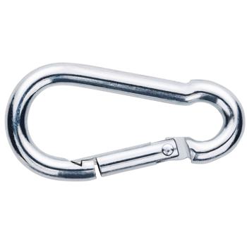 Preview: 24x Karabinerhaken 5x2,5 cm - Mini-Karabinerhaken Metall Set bis 50kg belastbar - Vielseitig für Camping, Garten & Haushalt - Robust, einhändig bedienbar