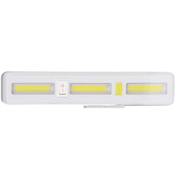 Unterbau-Lampe mit Magnet und Timer - COB LED Lichtleiste 24cm - Batteriebetrieben für Werkstatt Keller Hof Dachboden - 60s Timerfunktion