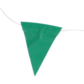 Preview: Flaggengirlande LED-Lichter - 10 bunte Flaggen 5m - Partydeko Innen & Aussen spritzwassergeschützt IPX4 - Warmweisses Licht für Gartenfest Geburtstag