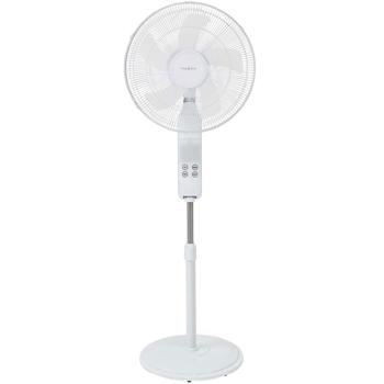 Preview: SmartLife WLAN Standventilator, 1,34 m Höhe, mit App & Fernbedienung: 3-Gang-Motor & Oszillation, weiss, intelligenter Komfort