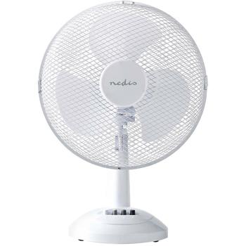 Preview: Tischventilator mit 3 Geschwindigkeitsstufen, weiss, 35 W