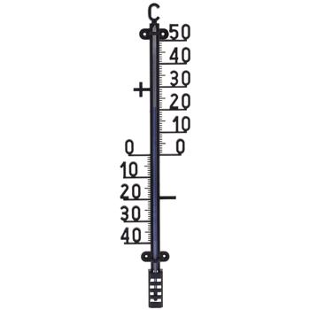 Wandthermometer 40cm - Grosses Analog-Thermometer für den Aussen- & Innenbereich, Temperaturanzeige -50 bis +40°C, einfach zu montieren