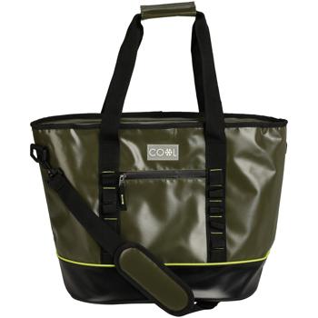 Preview: Kühltasche 26L - Ideal für Picknick, Einkäufe, Camping - Hält Lebensmittel frisch - 51x24x34cm - 6mm Isolierschicht - Auslaufsicheres Vinyl - Schultergurt