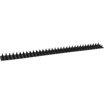 Preview: Anti-Kletter-Streifen 20er Set Schwarz 50 x 4.5cm – Effektiver Tierabwehr Spikes-Schutz, Einfache Anwendung