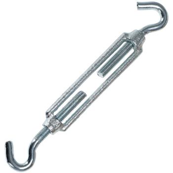 Preview: Befestigungs-Set 6-teilig für dreieckige Sonnensegel - UV-Schutz auf Balkon & Terrasse - Zinkmetall-Montageset - Spannanker Halte-Ösen Karabiner